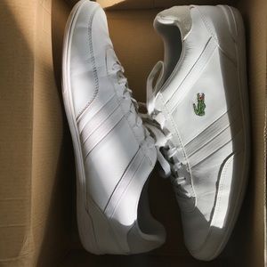 Lacoste white sneakers